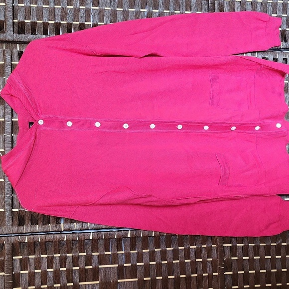 Talbots Fuchsia Knit Top - Picture 1 of 5